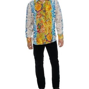 NWT Robert Graham Limited Edition “The B Hudson” 100% Silk 50%Off Original Price
